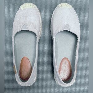 Wild Diva Lounge Suede Espradille Platforms size 8 EUC